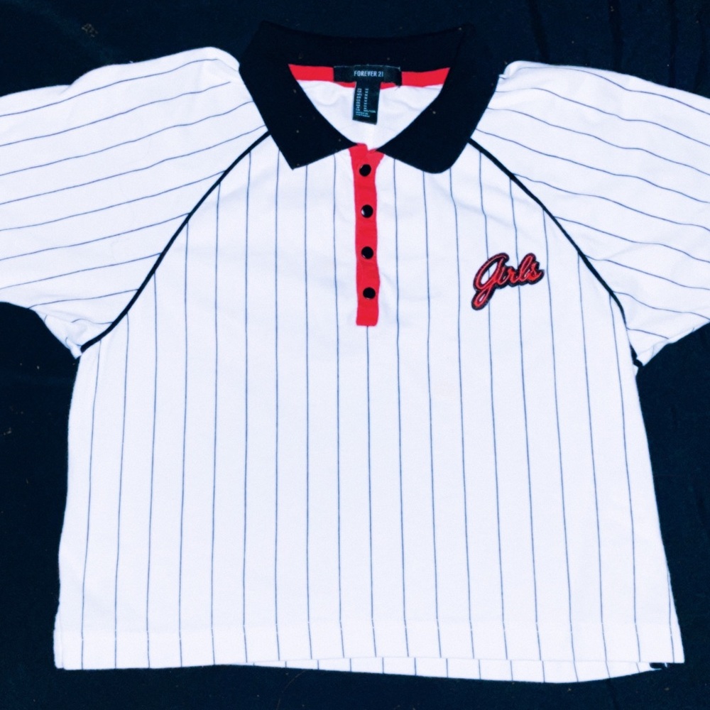 Polo cropped top